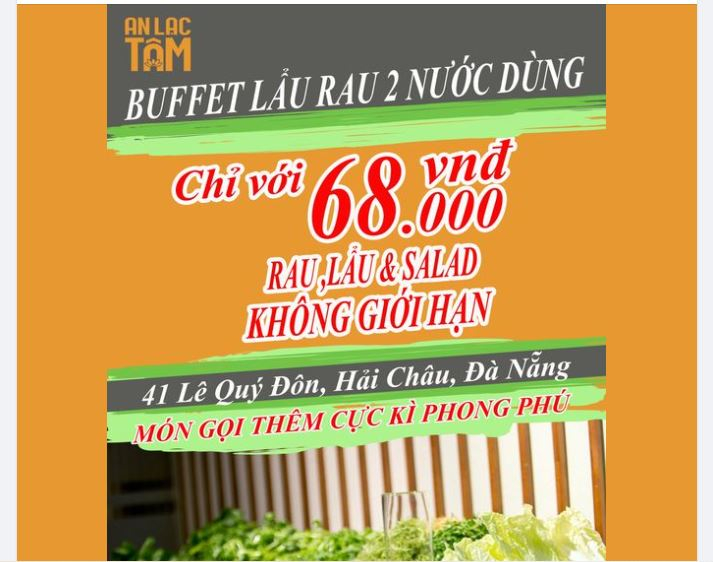 Danh sách 12 Nhà hàng buffet chay có tiếng Đà Nẵng