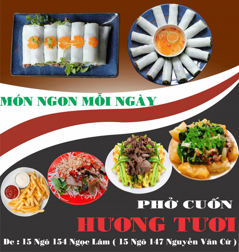 ﻿﻿Phở cuốn Hương Tươi