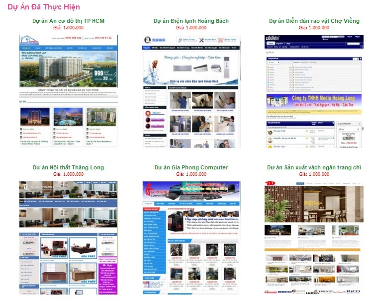 Danh sách 13 Dịch vụ thiết kế web trọn gói giá tốt nhất tại Hà Nội