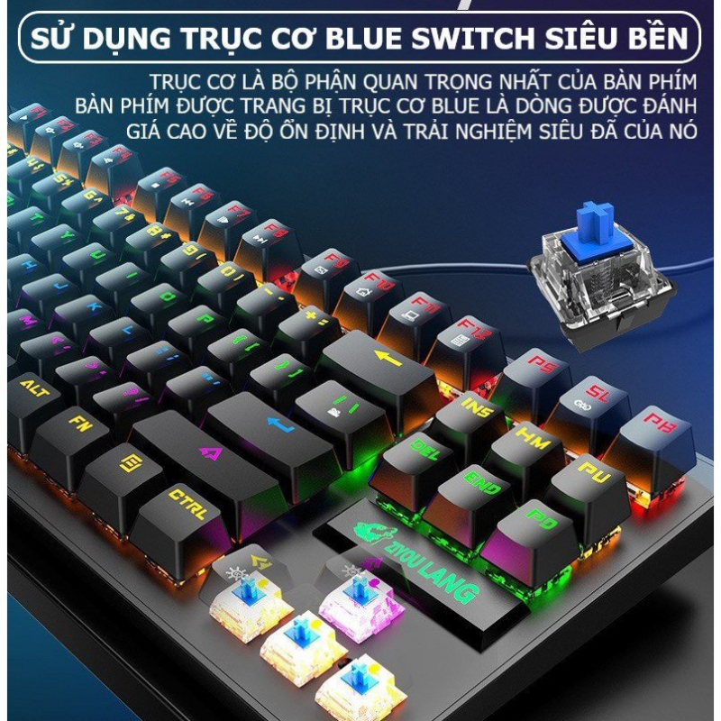 Bàn phím cơ gaming Crack K2 Pro