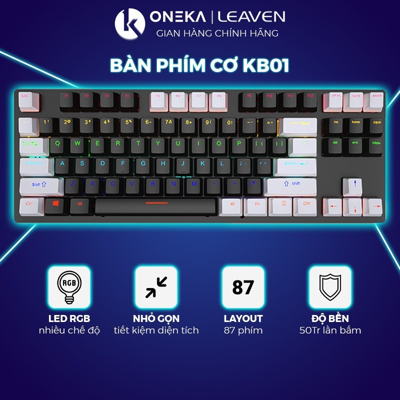 Bàn phím cơ gaming ONEKA KB01