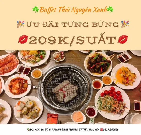 Buffet Thái Nguyên Xanh 2