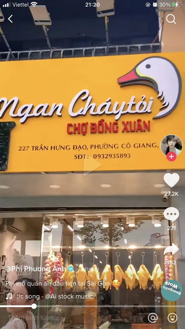 Ngan Cháy Tỏi Chợ Đồng Xuân 1